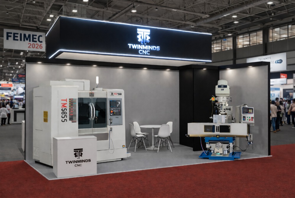 TWINMINDS CNC irá apresentar TM855 e máquinas-ferramenta principais na FEIMEC 2026, exposição de São